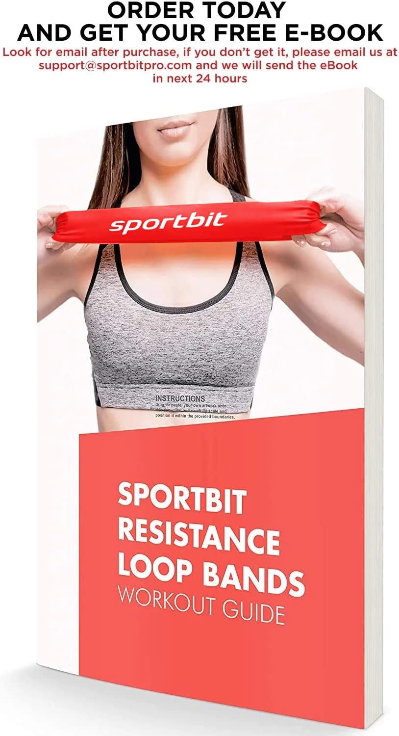 SPORTBIT Exercise Resistance Bands - Versatile Set of 5 for Strength Training & Flexibility