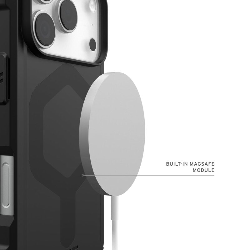 URBAN ARMOR GEAR UAG Designed for iPhone 17 Pro Case Essential Armor - Compatible with MagSafe Military Grade Protective Cover, Black