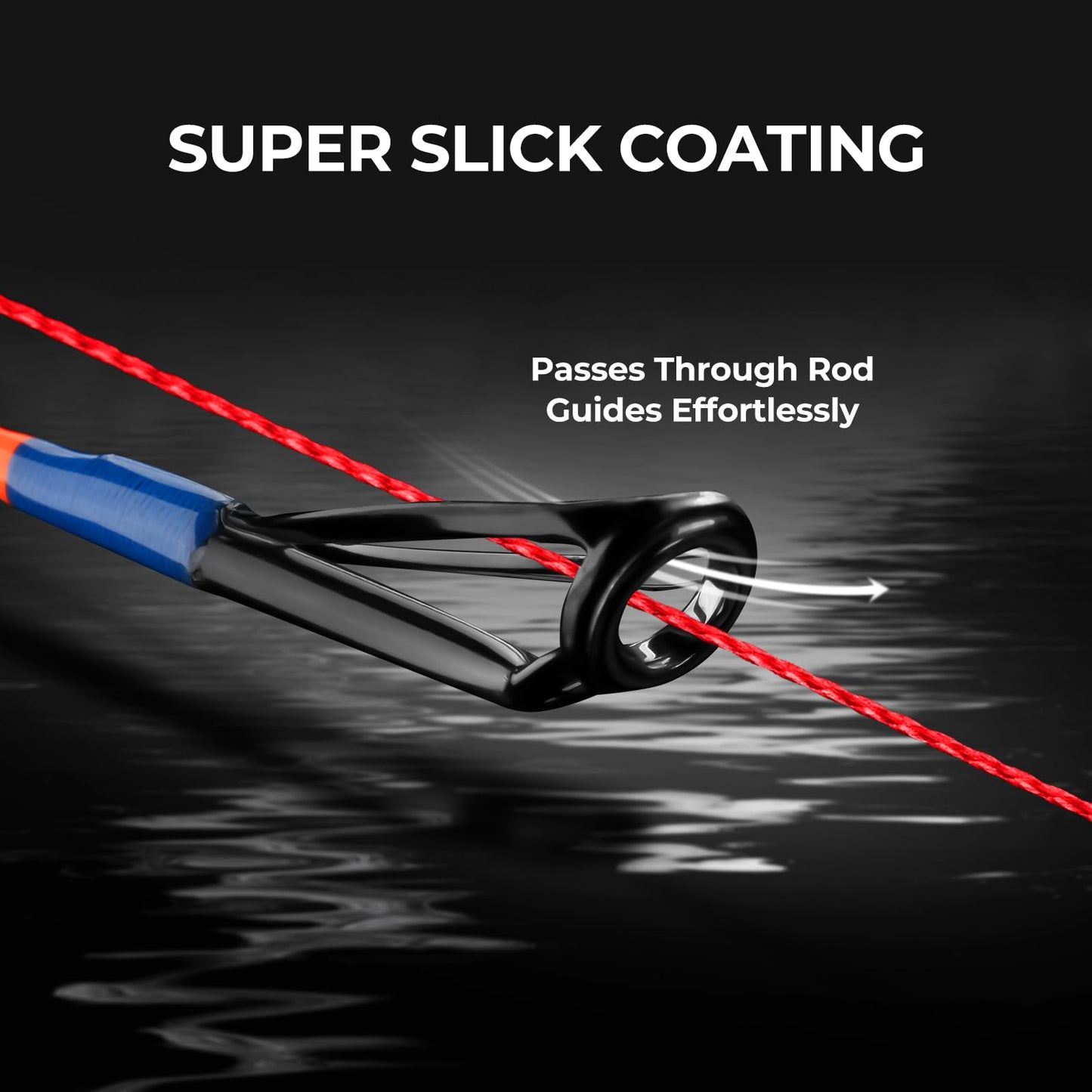 KastKing Superpower Braided Fishing Line, Red, 10LB, 150 Yds