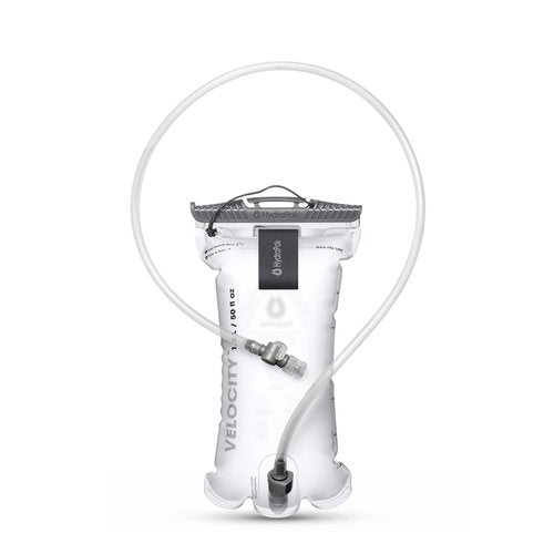 HydraPak Velocity (1.5L Hydration Reservoir) Ultralight Water Bladder, Self-Sealing Bite Valve, Leak Proof, Reversible, Dishwasher Safe