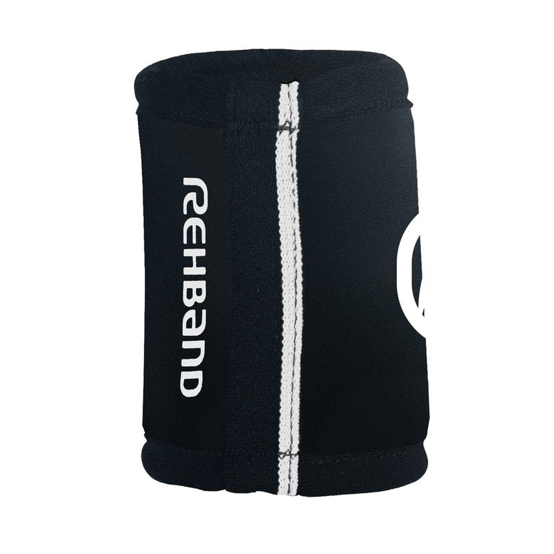 Rehband Neoprene Wrist Sleeves, 1 Pair, Wrist Support 5mm Neoprene stabilizes Wrist During Workout, Improves Control & Stability, Colour:Black, Size:Small