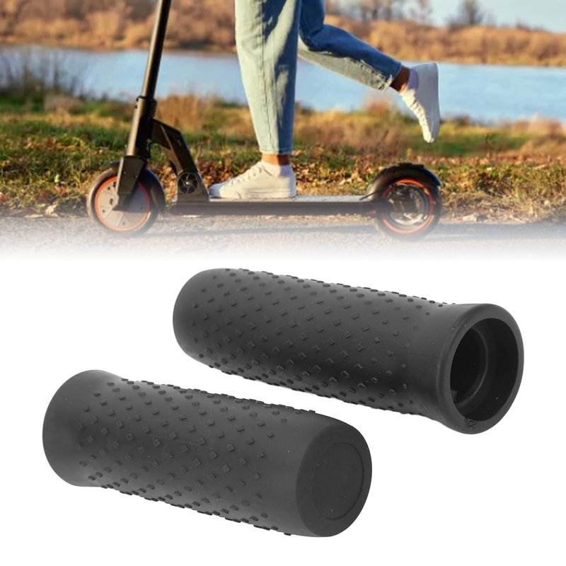 SUNGOOYUE Silicone Handlebar Grip, Anti Slip Electric Scooter Repair Part Handle Grip Replacement for G30