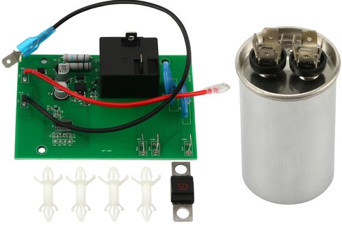 36 Volt Charger Control Circuit Board & 4uF 660VAC Capacitor Combo Set for Ezgo Powerwise Golf Club Cart, for 1994-Up Car Replaces# 11560G1 11560G2 17077G1 28667G01 28566G01 28566-G01