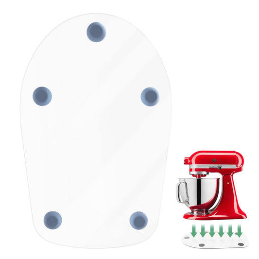 Mixer Slider Mat for KitchenAid 4.5 QT Tilt Head Stand Mixer, Sliding Tray Slider Pad for Kitchen Aid 4.5 Qt Stand Mixers Accessories, Clear