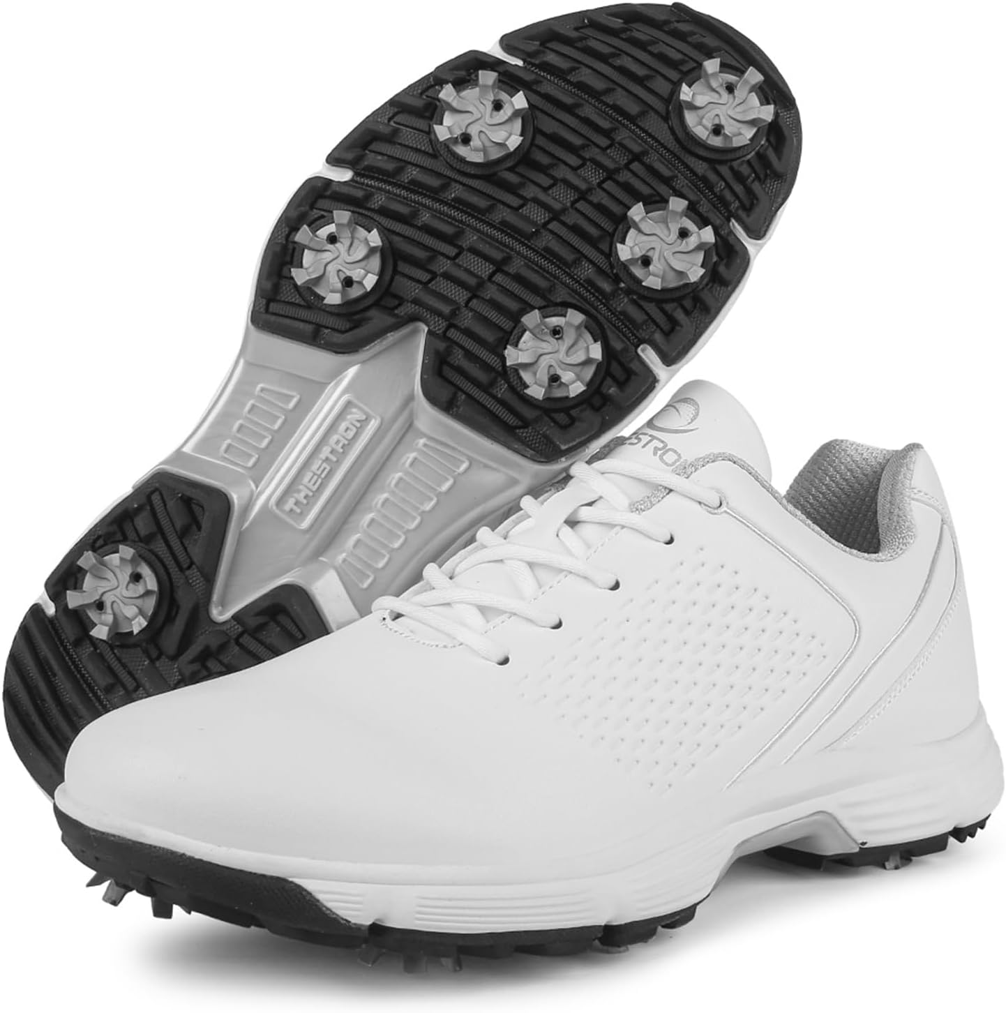 Skiennix Waterproof Golf Shoes - Spiked Sneakers for Men | Durable Outdoor Footwear for Golfers