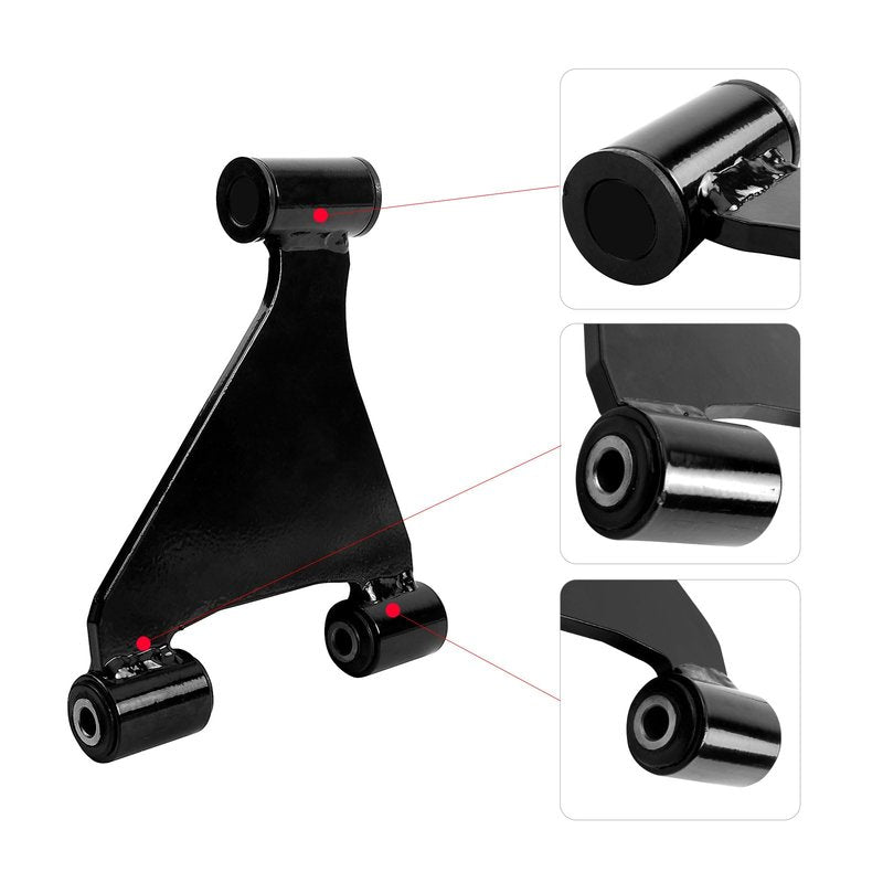 Roykaw Golf Cart Front A-Arm Assembly Compatible with EZGO RXV 2008-up Gas & Electric Models, OEM# 608089, 604654, 601340, 602085