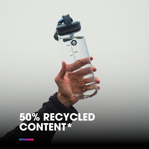 HydraPak Recon Clip & Carry Water Bottle - Eco-Friendly 24oz/32oz, BPA-Free, Tethered Cap