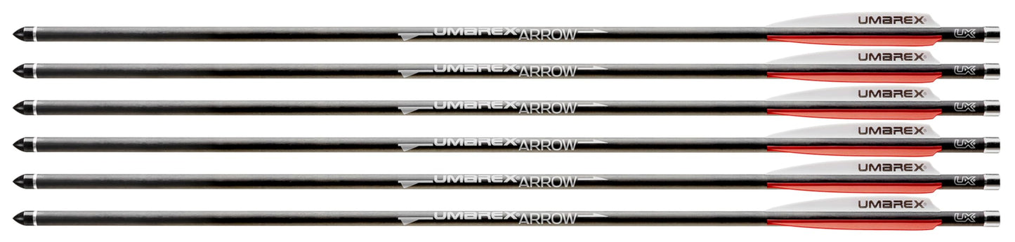 Umarex AirJavelin Carbon Fiber Arrows for Arrow Gun Air Rifle, 6 Pack