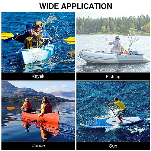Universal Kayak Paddle Drip Rings - 6 Pack Rubber Canoe Paddle Accessories