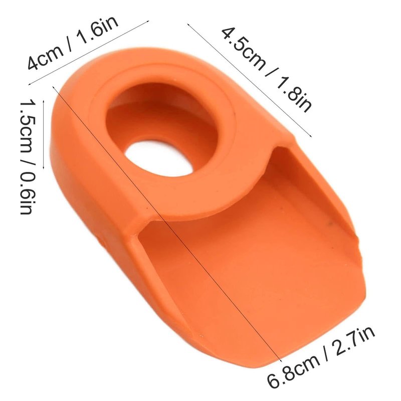 2PCS Bike Crank Cover Protector, Silicone Mountain Bicycle Crank Boot Arm Sleeve Cover Protective Gear Cranks Boot Case Protectors for Bicycle Cranks Protector Bike Crank Arm Boots(Orange)