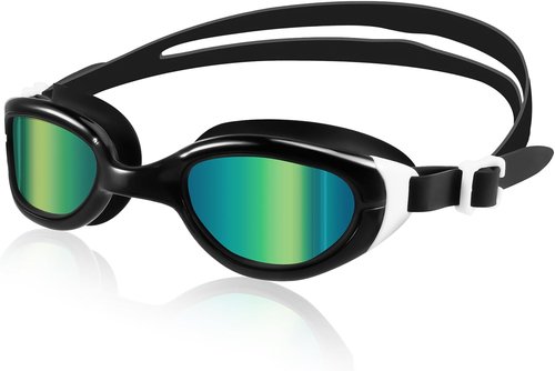 Aegend Swim Goggles - Polarized Anti-Fog UV Protection for Kids Ages 6-11 | Comfortable Fit