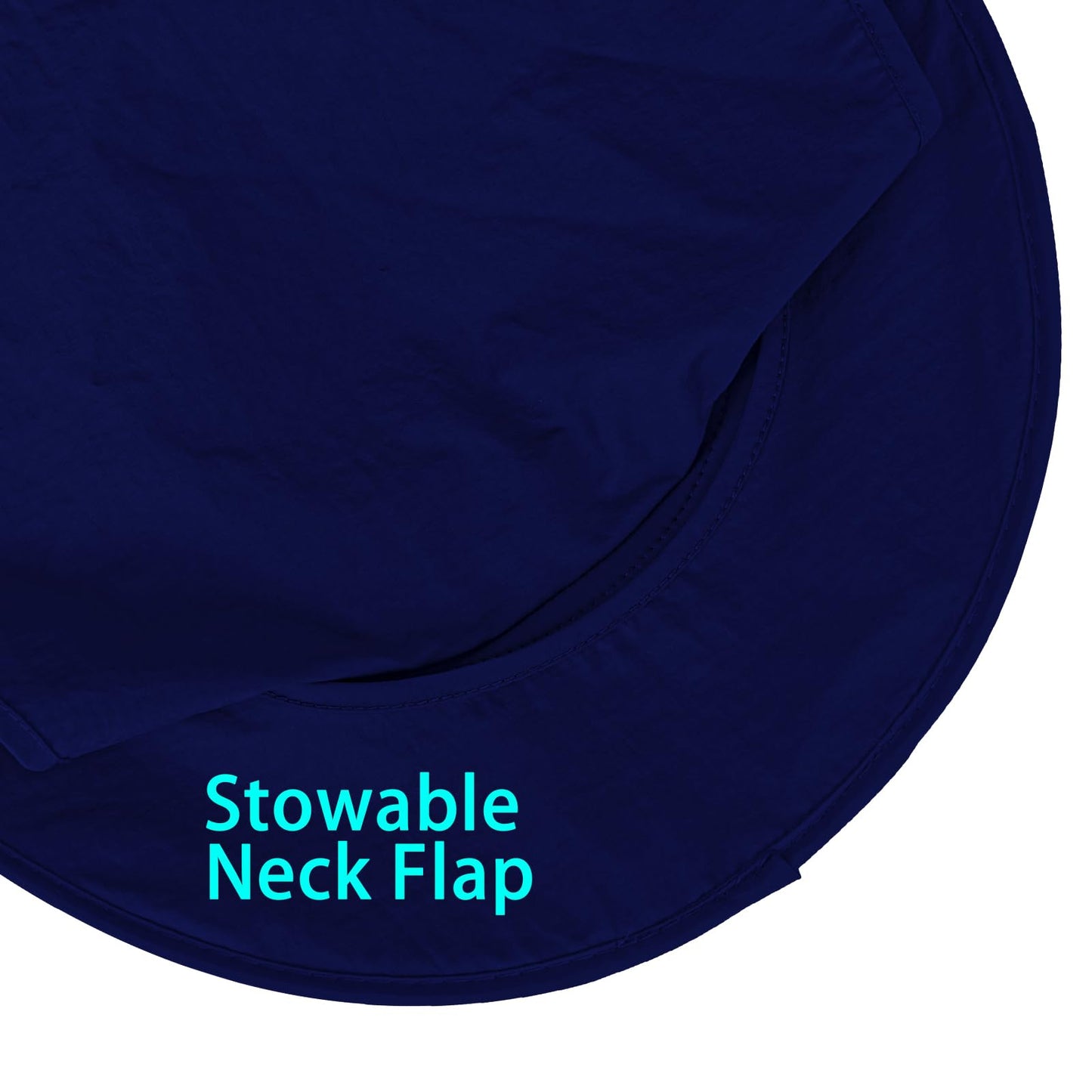 2Pack Sun Hats for Men Women Fishing Hat UPF 50+ Breathable Wide Brim Bucket Hats Summer UV Protection Safari Hat with Neck Flap Black/Navy Blue