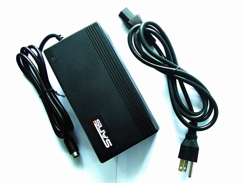 SANS 54V 2A Electric Bike Charger for 48V Lithium Battery Input Voltage AC120V(Straight Lotus Jack Connector)