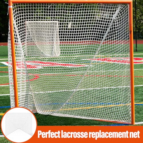 Lacrosse Goal Net Replacement - 6' x 6' & 6' x 7' - White Net 3mm