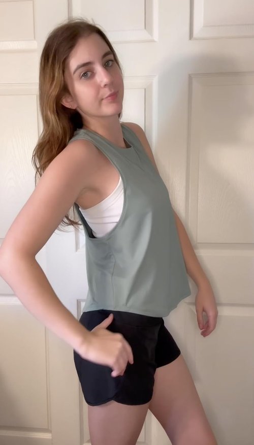 JOYSPELS Workout Tank Tops for Women - Quick Dry Ice Silk Athletic Sleeveless Gym Shirts