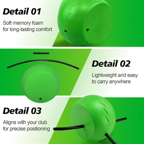 Lqyom The Connector Golf Training Aid, Golf Swing Trainer for Posture Correction and Arm Positioning, Helps Improve Swing Mechanics and Accuracy