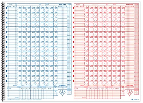 Baseball/Softball Scorebook - 16 Players, 30 Games, Pitch Count