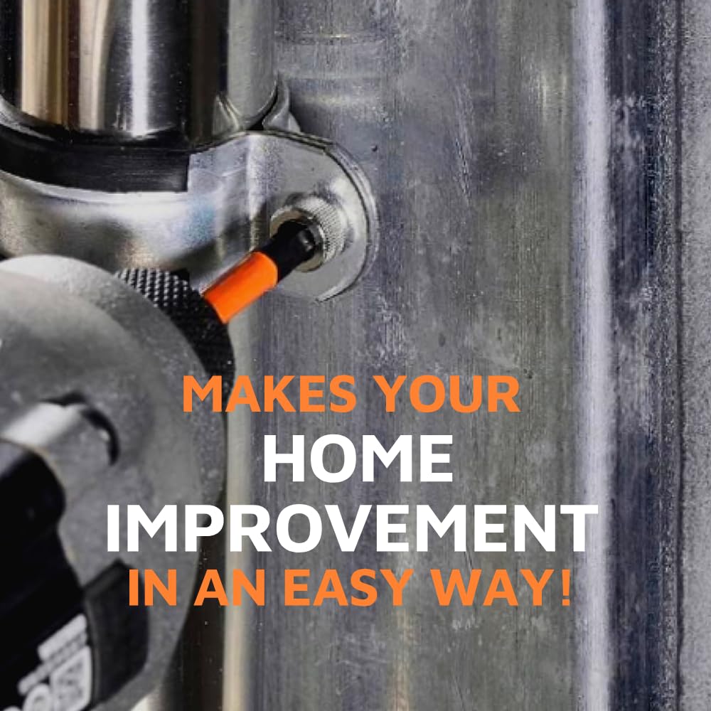 ARESMRO Impact Allen Wrench Drill Bit Set 20pcs (Metric&SAE), 1/4” Hex-Shank S2 Steel Hex Bits Set, CNC Machined Tips with Magnetism, 2” Long with Storage Box