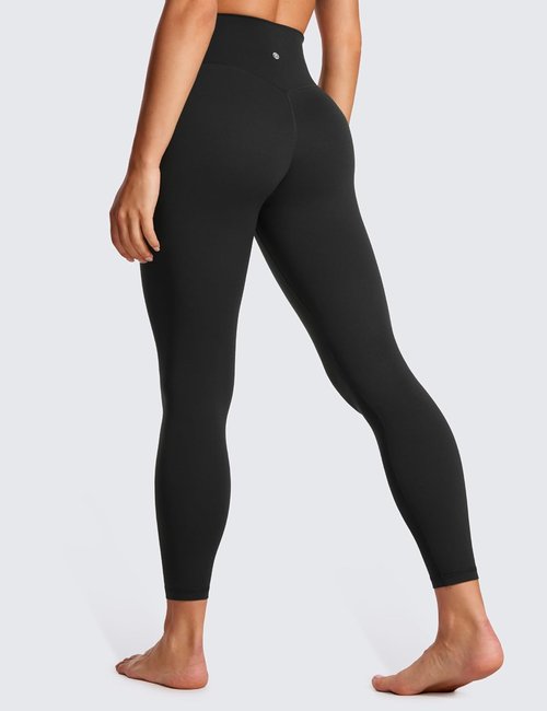 CRZ YOGA Butterluxe Crossover Waist Leggings - High Waisted 25" for Ultimate Comfort & Style
