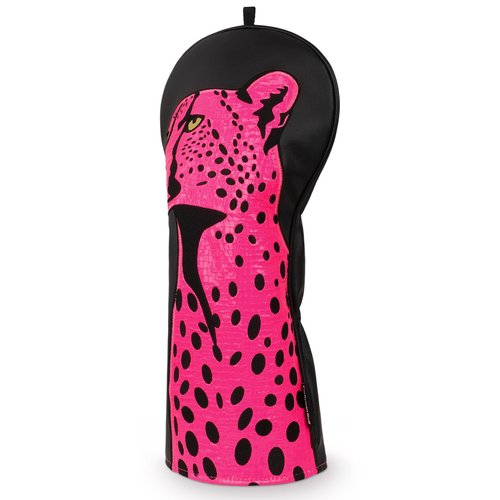 Craftsman Golf Driver Headcover Leopard Pink Design Golf Club Head Cover for Driver Black Golf Headcover Protectiong Club Head