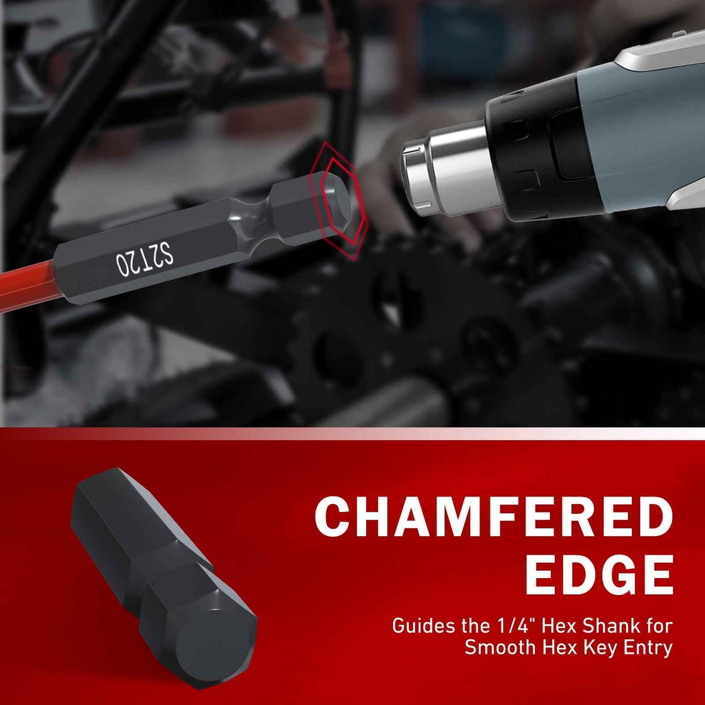 XOOL 13-Piece Long Torx Bit Set, 6-Inch (150mm), T6-T40, Magnetic S2 Steel, 1/4" Hex Shank, CNC Precision Tips for Impact Drivers, Drills, and Screwdrivers