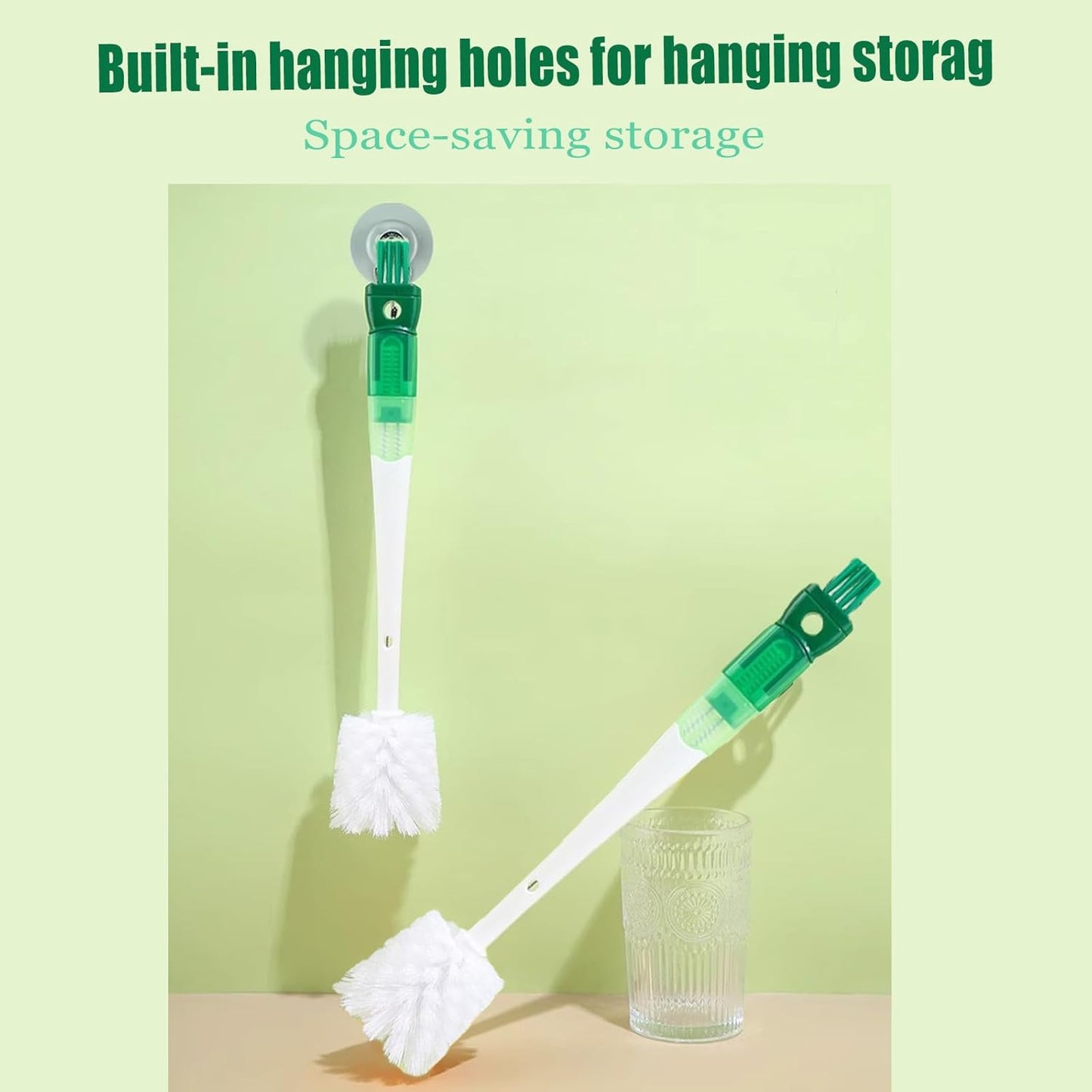 Skiennix Water Bottle Cleaner Brush - 5-in-1 Scrubber for Effortless Bottle Cleaning