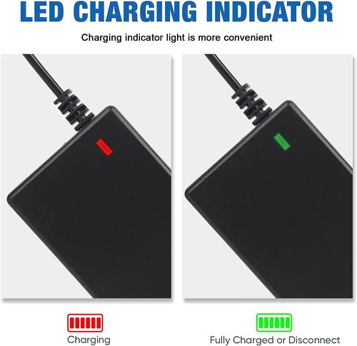 42V 2A Battery Charger - Fast Charging for 36V Scooter Lithium Battery | 8mm 3 Prong Connector