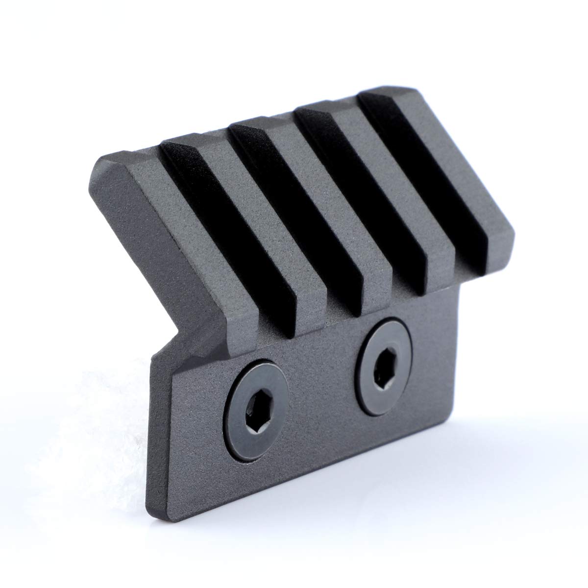 LEGEED Offset Light/Optic Picatinny Rail Mount 4-Slot Black