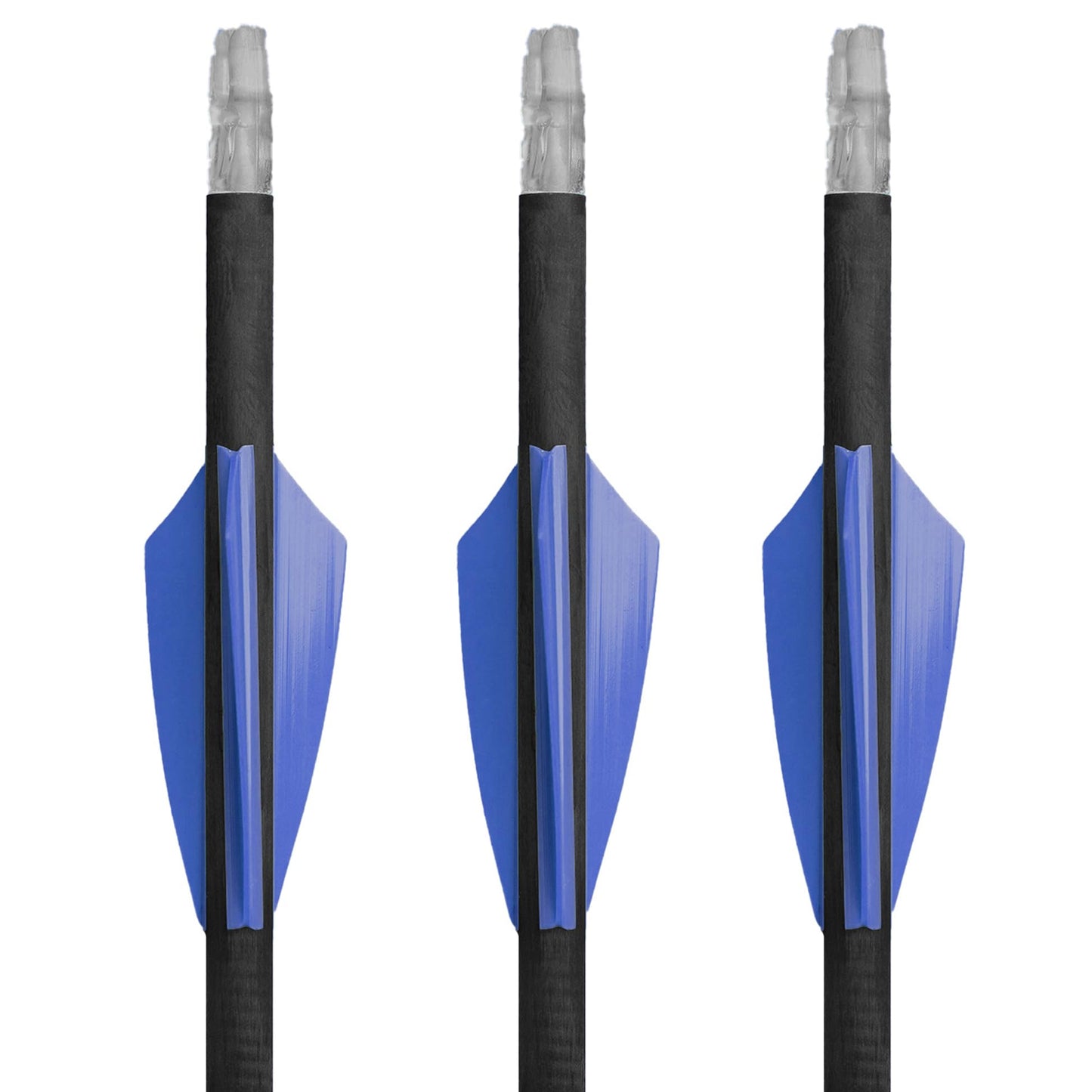 TAC Vanes 2" Driver Arrow Vanes | Archery Fletching for Compound & Crossbow | Durable, Lightweight, High Accuracy, Blue 36 Pack