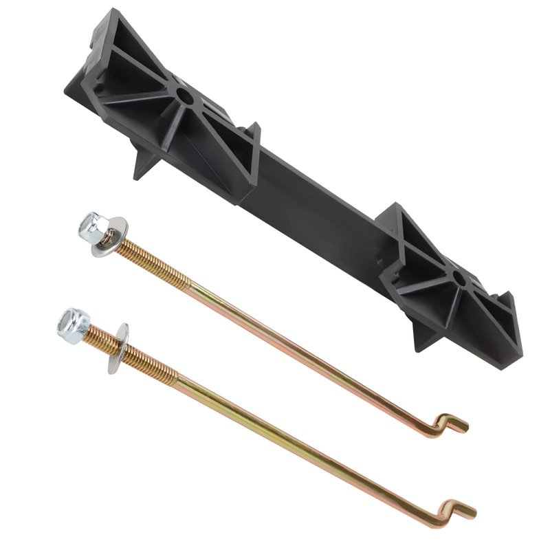 Roykaw Golf Cart 48V Battery Hold Down Plate and Rods Kit for EZGO TXT & RXV 2014-Up Electric Golf Cart, OEM# 612867, 01101-G01