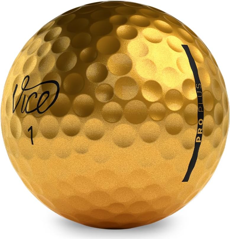 Vice Pro Plus Golf Balls - High Performance, Durable Design for Optimal Distance & Control