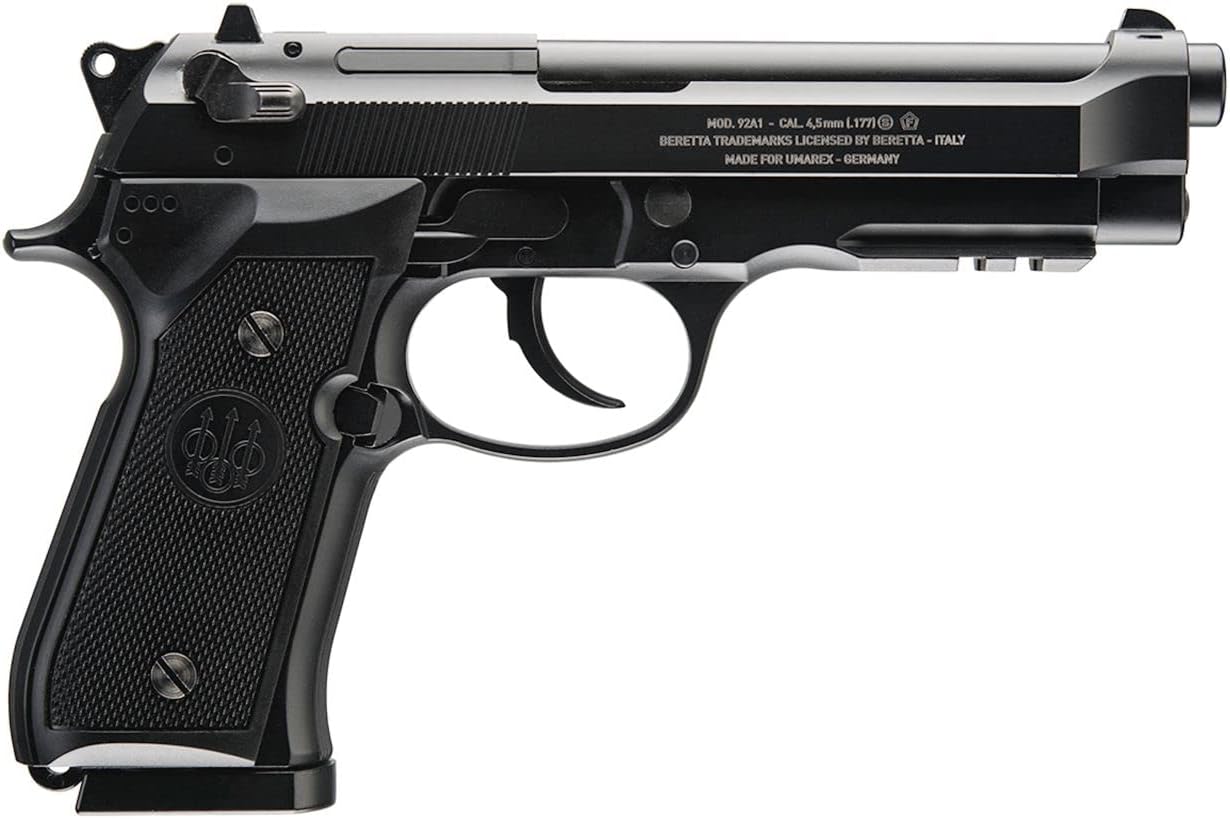 Umarex Beretta M92 A1 Blowback Air Pistol - Full-Auto .177 Caliber BB Gun for Realistic Shooting Experience