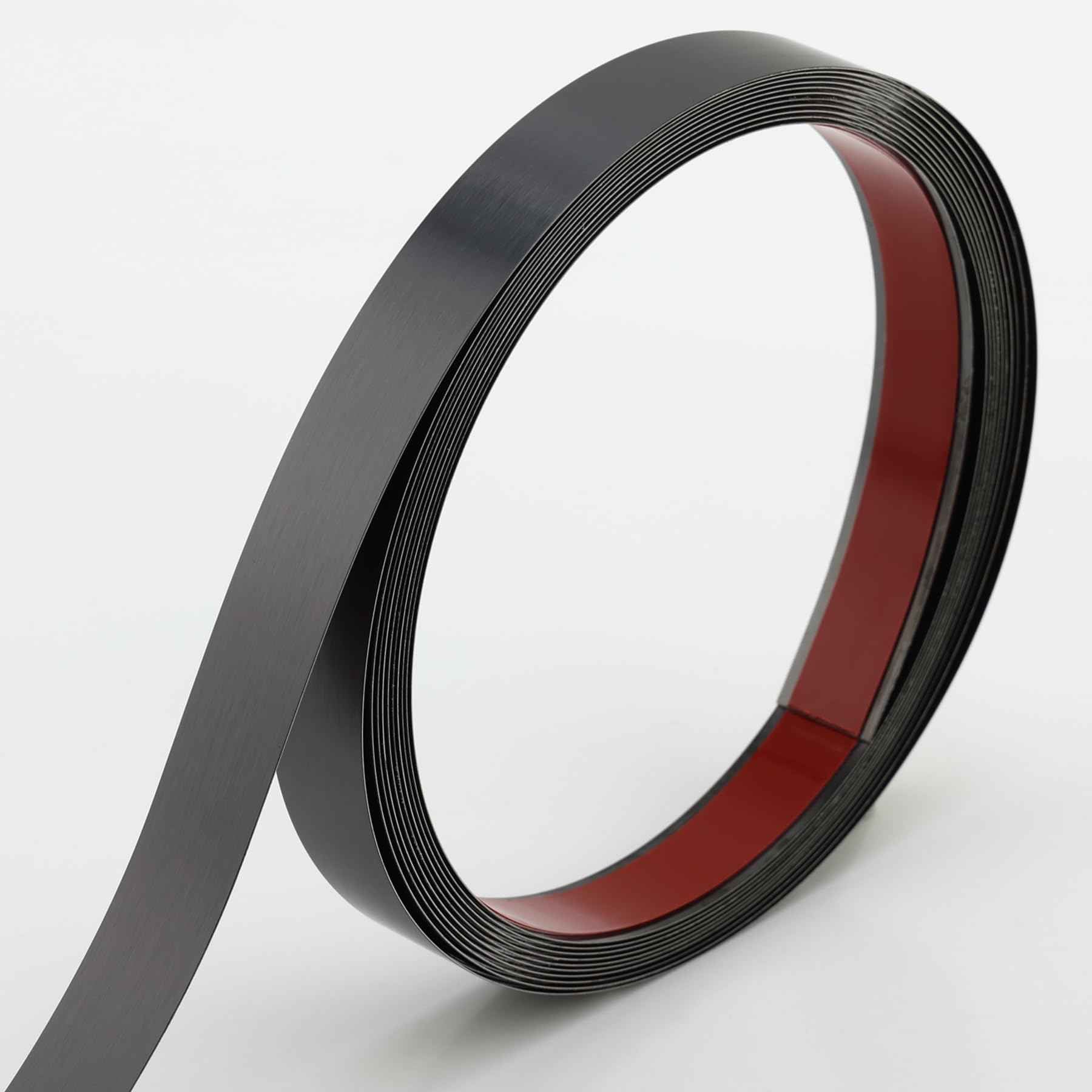 Gaahing Brushed Metal Trim, Peel and Stick Stainless Steel Wall Molding for Fireplace, Mirror Frame, Furniture and Home Decoration, 16.4 ft x 1.6 in