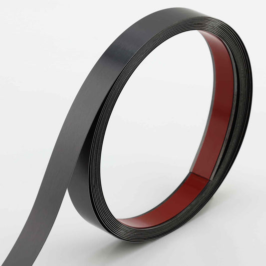 Gaahing Brushed Metal Trim, Peel and Stick Stainless Steel Wall Molding for Fireplace, Mirror Frame, Furniture and Home Decoration, 16.4 ft x 1.6 in