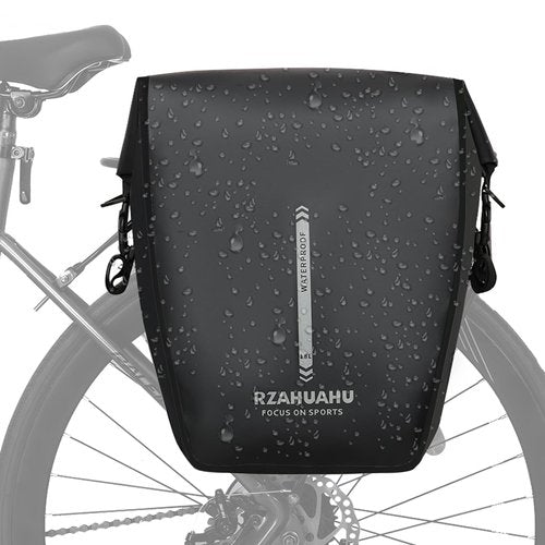 Febabilo Panniers Bike Bags Max 30L Large Capacity Multi-functional Portable Waterproof Bike Bags for Bicycles Rear Rack Shoulder Bag Handbag Bike Panniers for Cycling Traveling Commuting(Black)