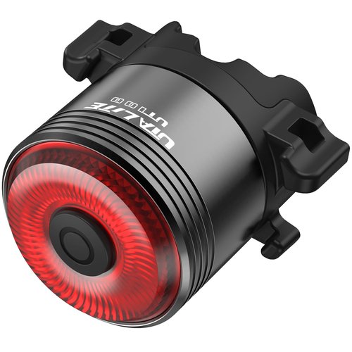 Bike Tail Light with Auto Sensors, Brake Alert Display, 5 Modes, IPX6 Waterproof, Quick Release Mount