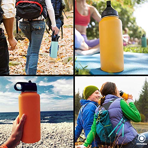 Hydro Flask Straw Replacement Set - 6 Pack for Wide Mouth Bottles