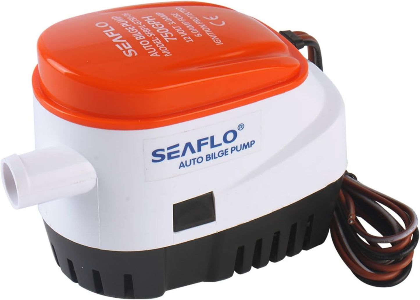 SEAFLO 06 Series Automatic Submersible Bilge Pump - 750 GPH, 12V, Complete Bundle with Float Switch & Installation Kit