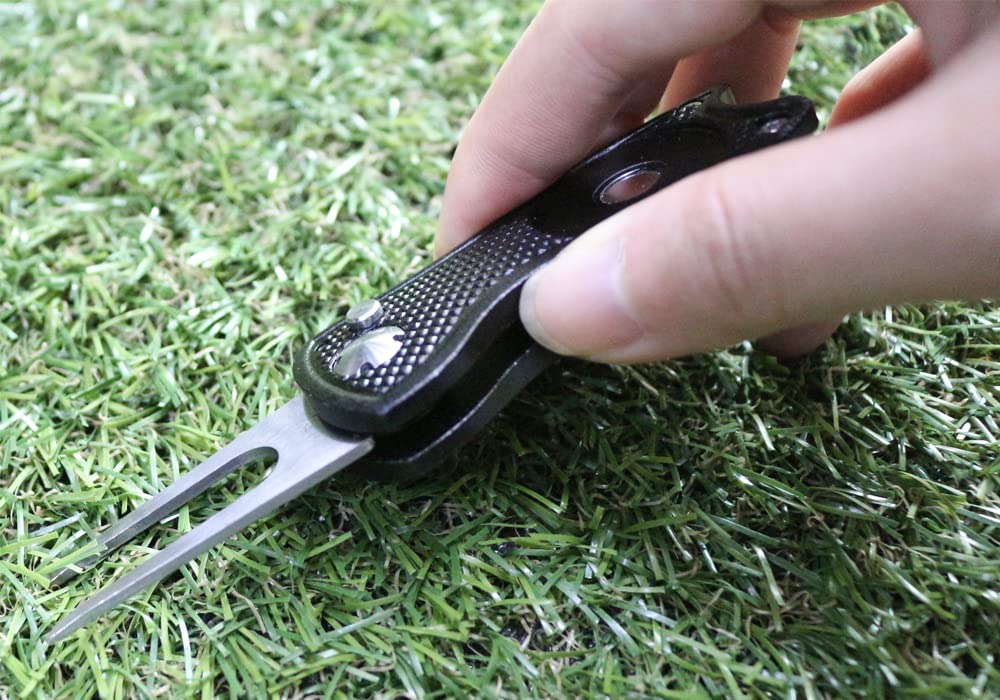 GOLTERS Golf Ball Marker Divot Tool Sets Switchable Divot Repair Tools (one Divot with Four Ball Markers)