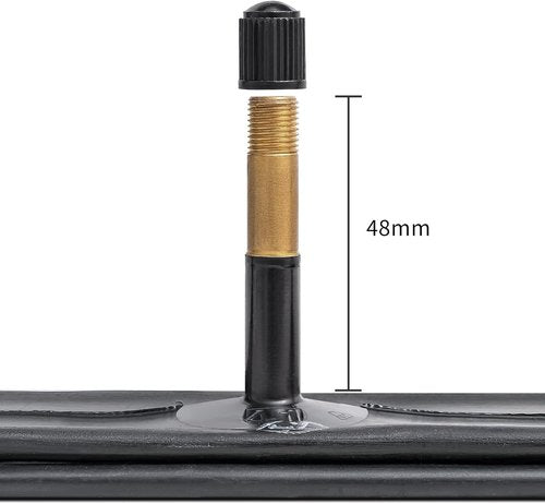 Heavy Duty Bike Tire Tubes by [Brand Name] - 27.5" AV48MM Schrader Valve | Compatible with 27.5x1.75-2.4 MTB