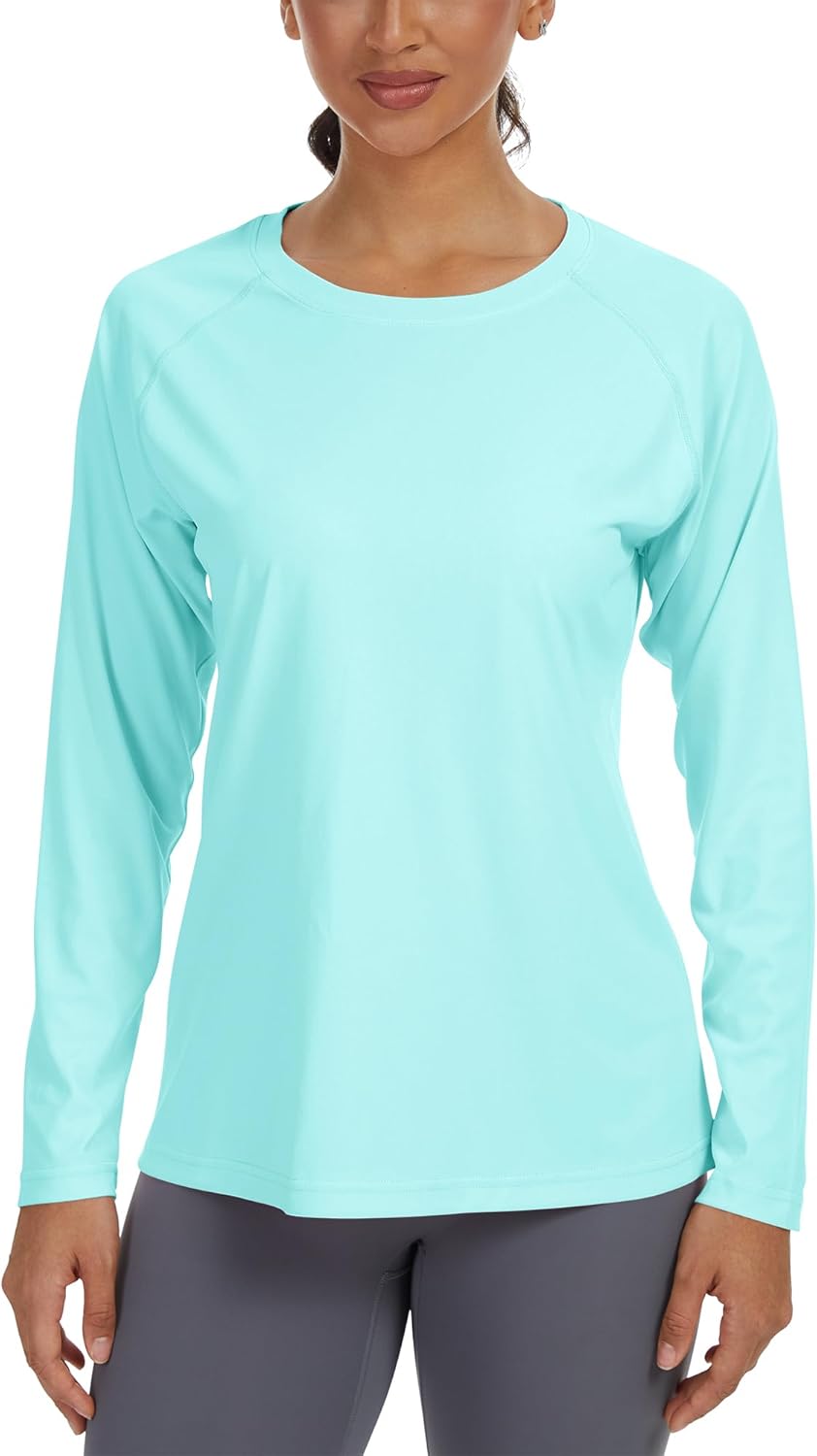 Skiennix Women's Sun Shirt - UPF 50+ Long Sleeve UV Protection Top for Hiking & Running