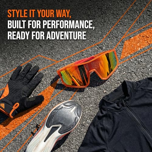 Polarized Sports Sunglasses for Men Women UV400 Cycling Baseball Biking