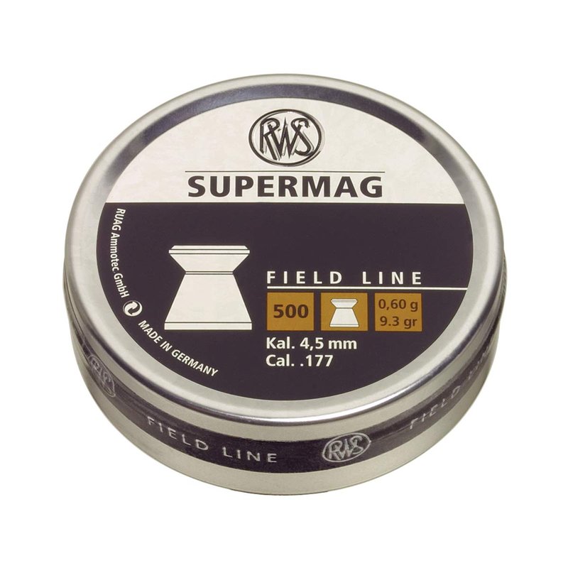 Rheinisch-Westfalische 2315042 RWS Supermag 2315042 Air Gun Ammo .177 Field Line