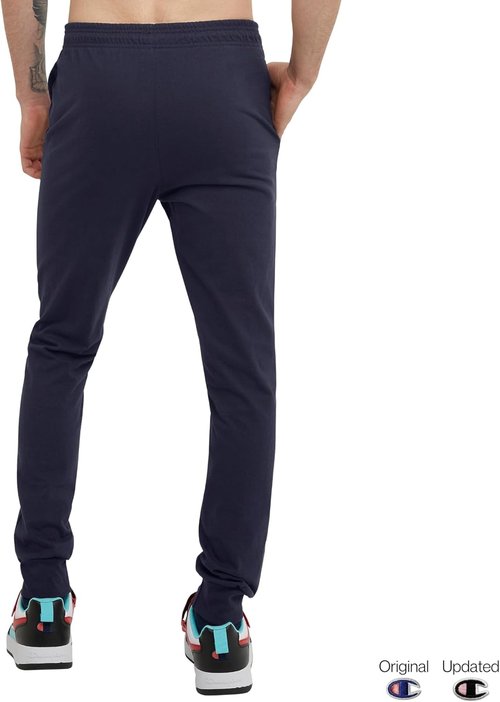 Champion Men's Joggers - Lightweight Cotton Lounge Pants for Comfort | 31" Length