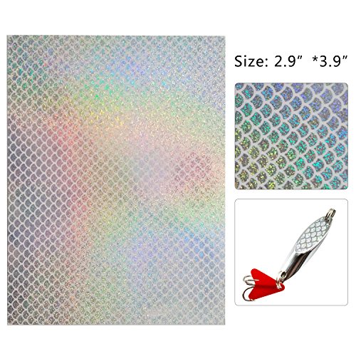 Holographic Fishing Lure Tape - 15pcs Waterproof DIY Stickers