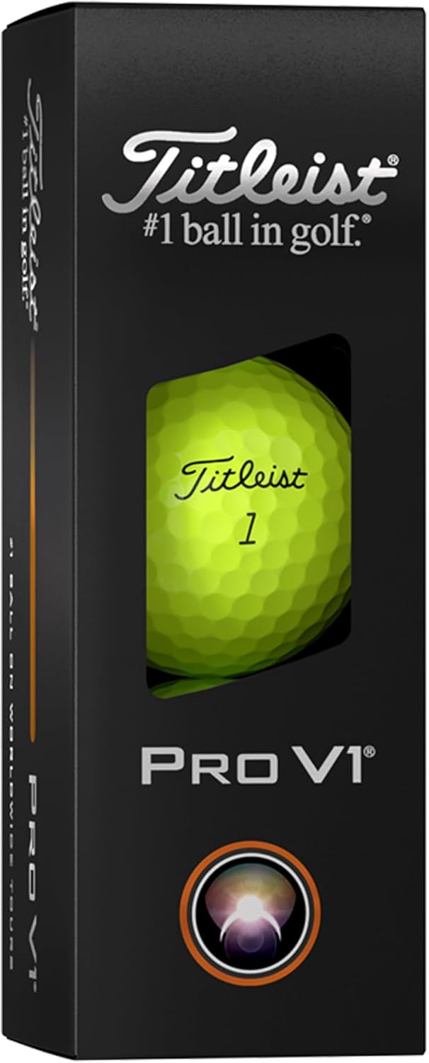 Titleist Pro V1 Golf Balls - Premium Performance with Exceptional Distance & Control | 12-Pack