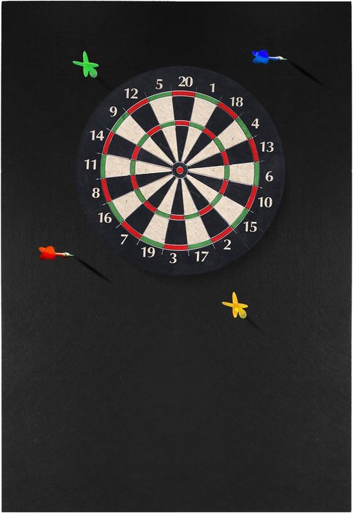 Felt Wall Tiles Dart Board Wall Protectors - 36" H x 24" W x 0.5" Thick | Durable Cork Board Alternative