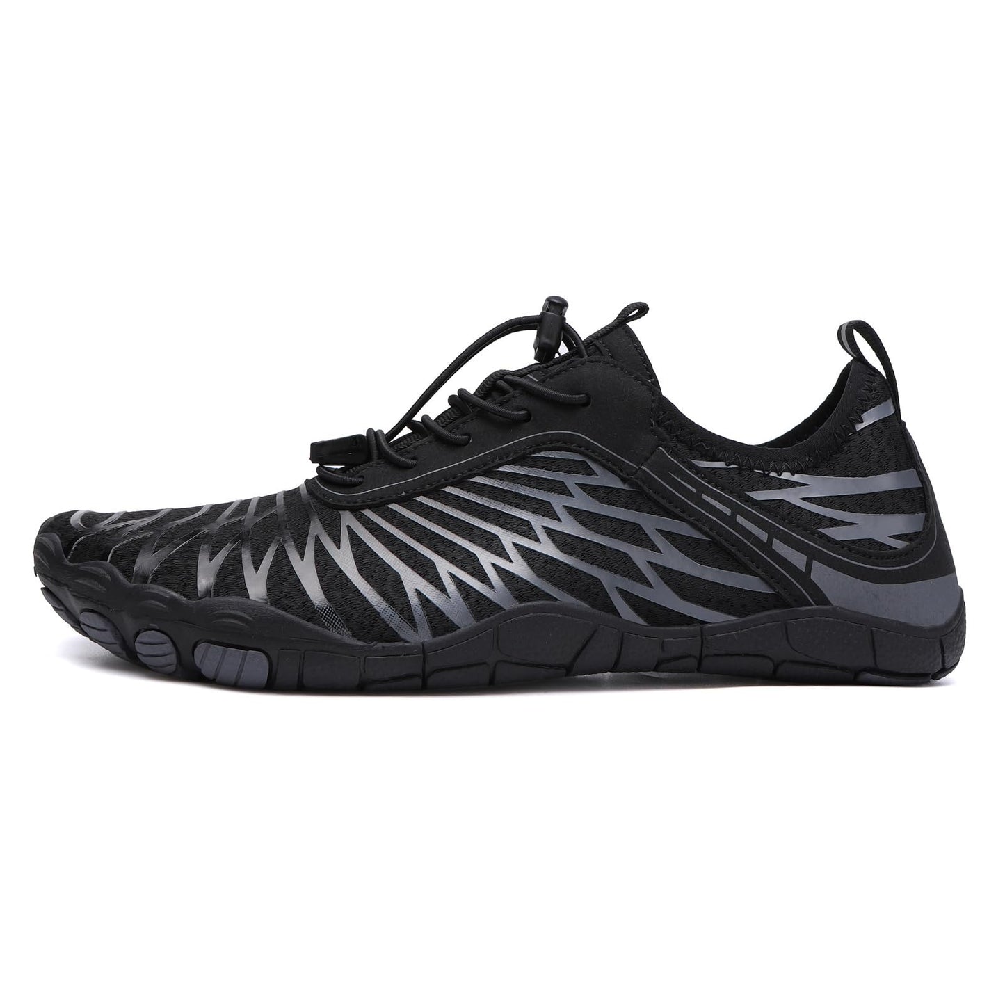 AFWIE Barefoot Shoes Men Women Workout Cross-Trainer Walking，Wide Black