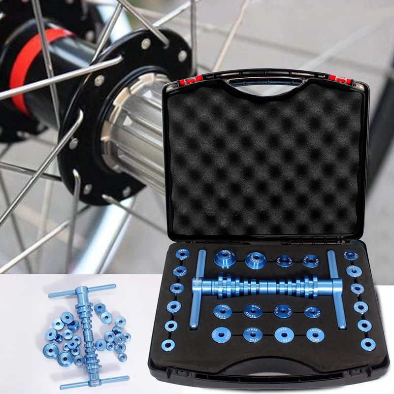 Rowzzi Bicycle Bearing Press Set, Drift Bike Tool Kit Set, Turning Point for Wheels Hub Universal Cycle Bearing Press Set, Nice Tools for Bicycle Repair