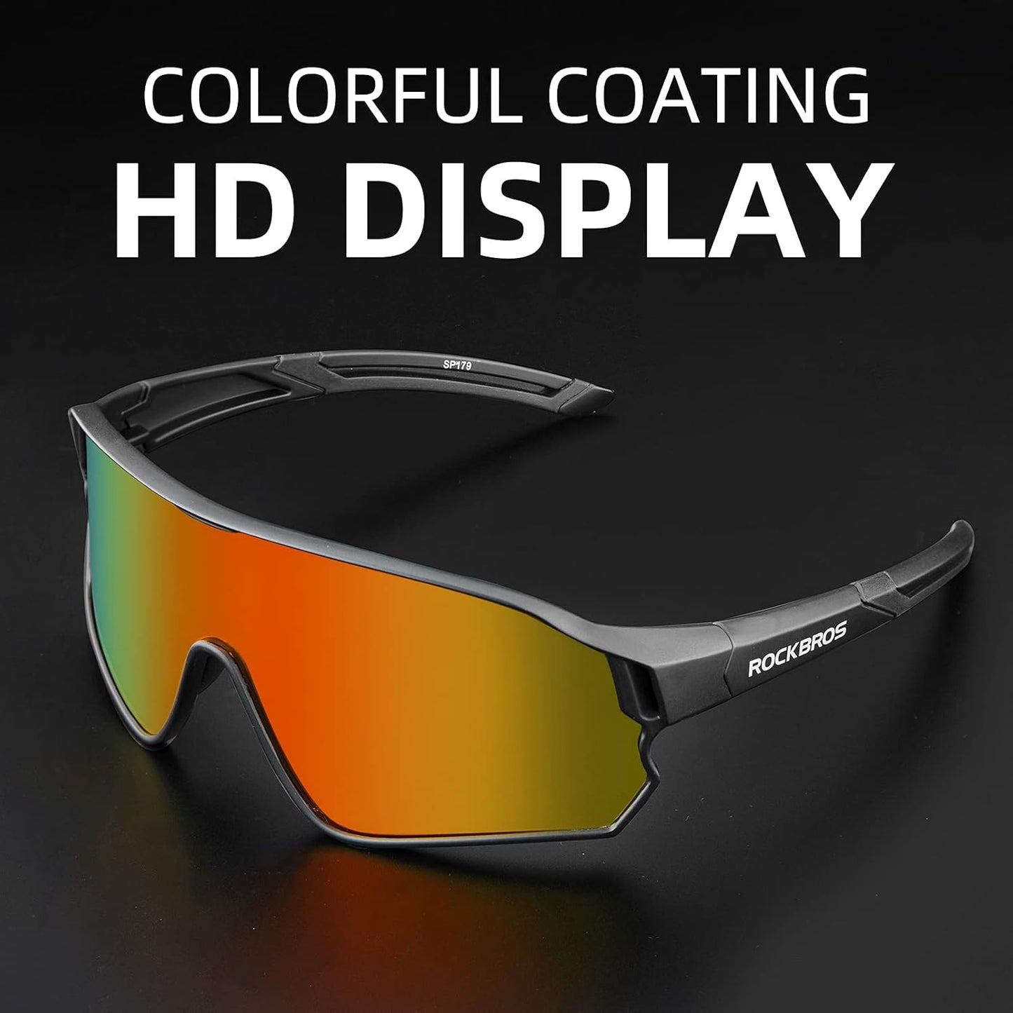 ROCKBROS Polarized Sunglasses - UV Protection for Men & Women | Ideal for Cycling and Outdoor Activities